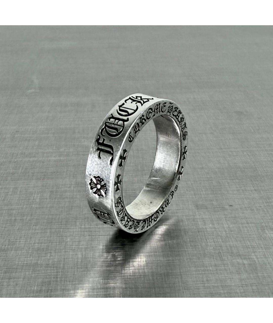CHROME HEARTS Серебряное серебряное кольцо, фото 3