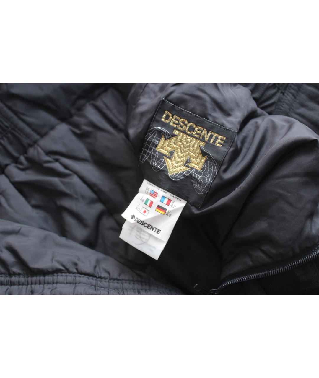 DESCENTE Черные полиэстеровые спортивные брюки и шорты, фото 8