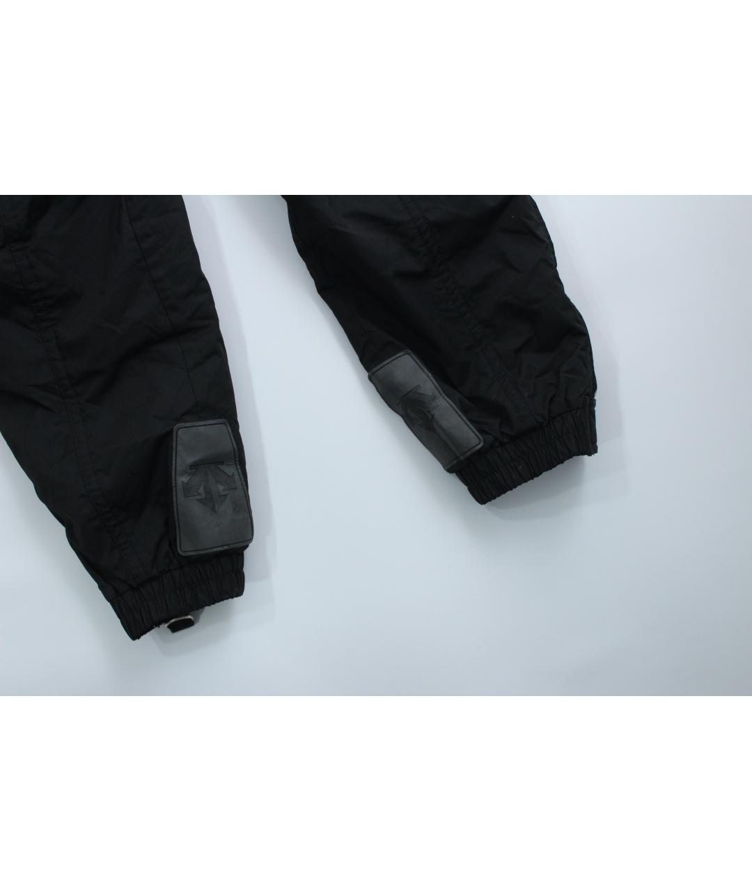 DESCENTE Черные полиэстеровые спортивные брюки и шорты, фото 3