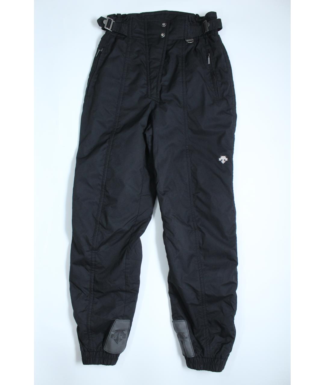 DESCENTE Черные полиэстеровые спортивные брюки и шорты, фото 10