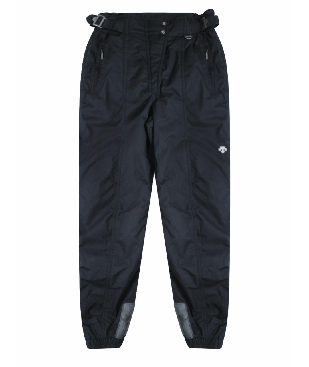 DESCENTE Черные полиэстеровые спортивные брюки и шорты, фото 1