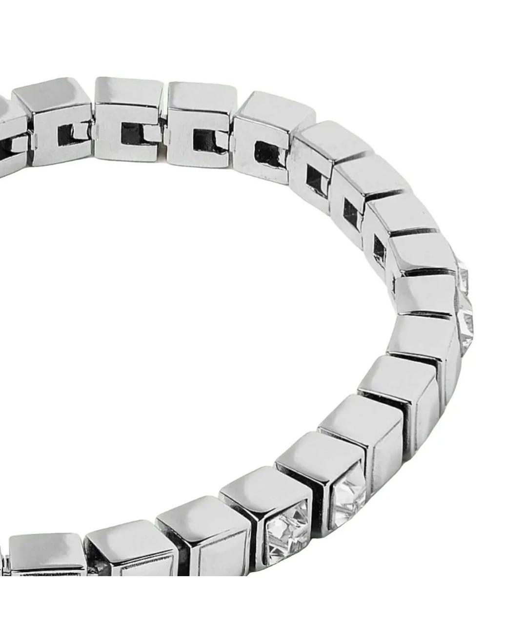 SAINT LAURENT Серебрянный металлический браслет, фото 2