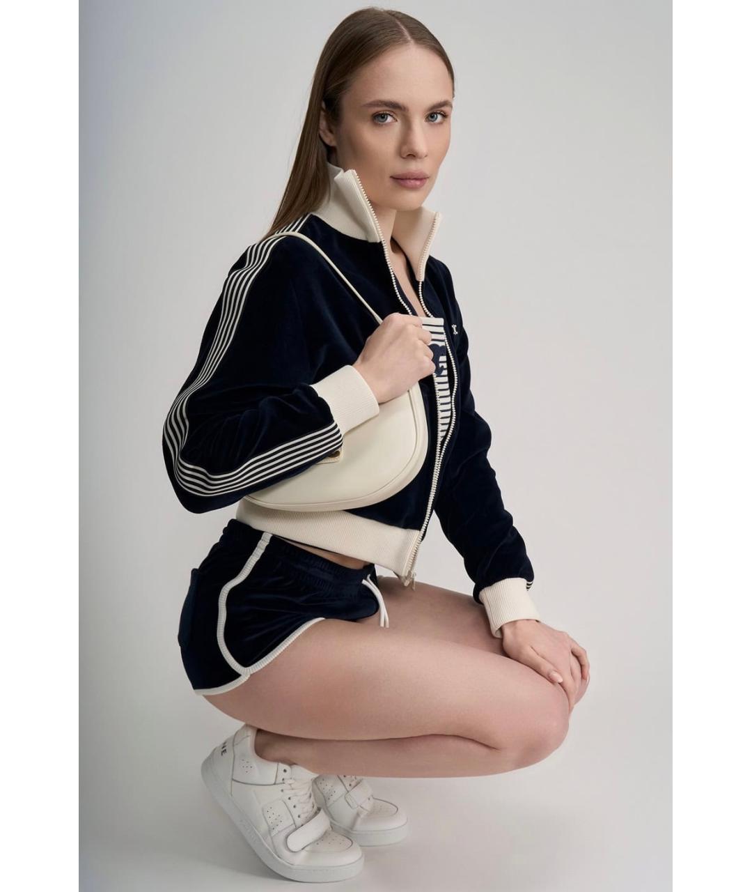 CELINE Темно-синие хлопковые шорты, фото 3