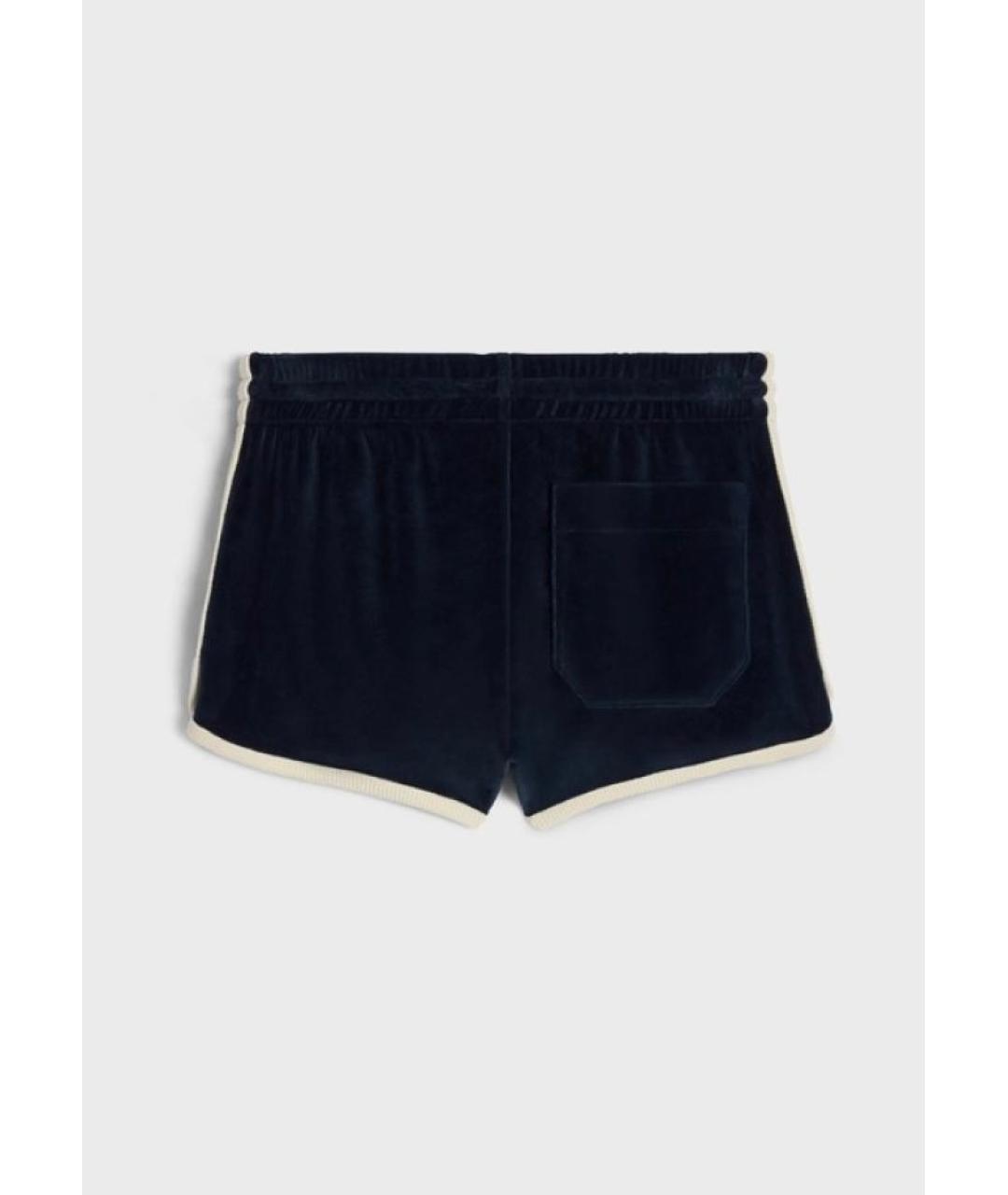 CELINE Темно-синие хлопковые шорты, фото 8