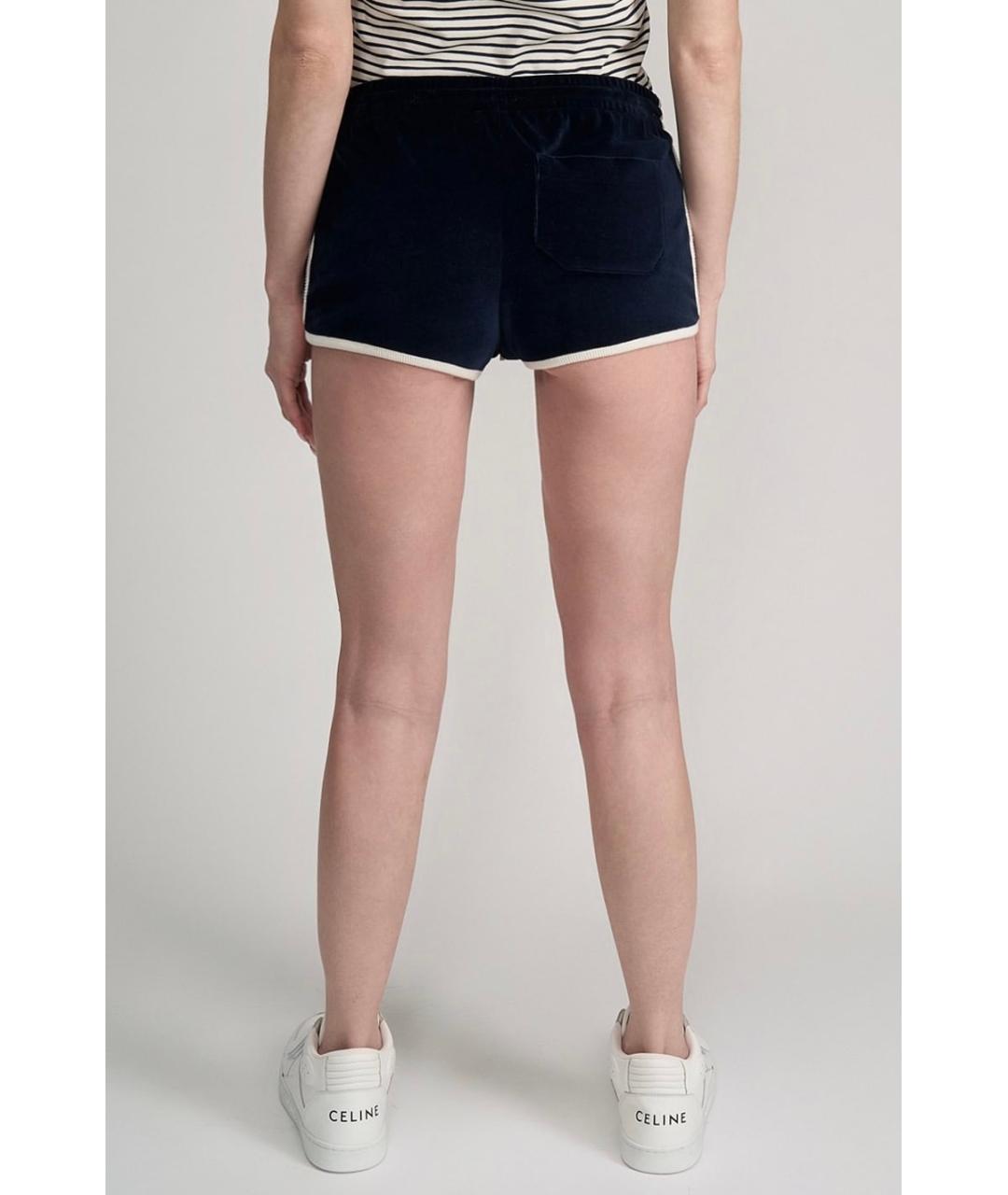 CELINE Темно-синие хлопковые шорты, фото 4