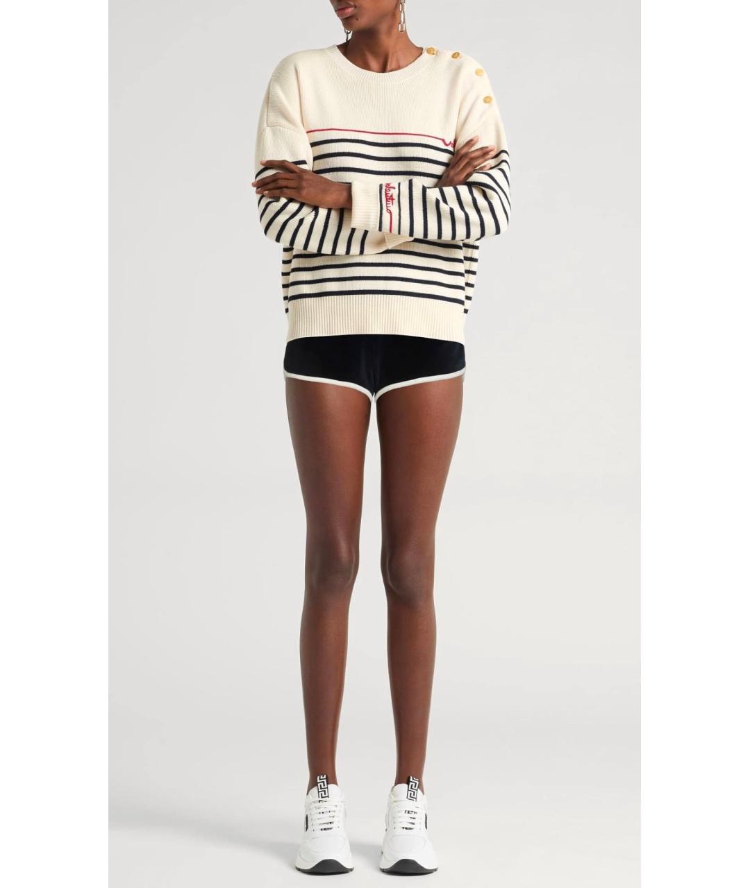 CELINE Темно-синие хлопковые шорты, фото 5