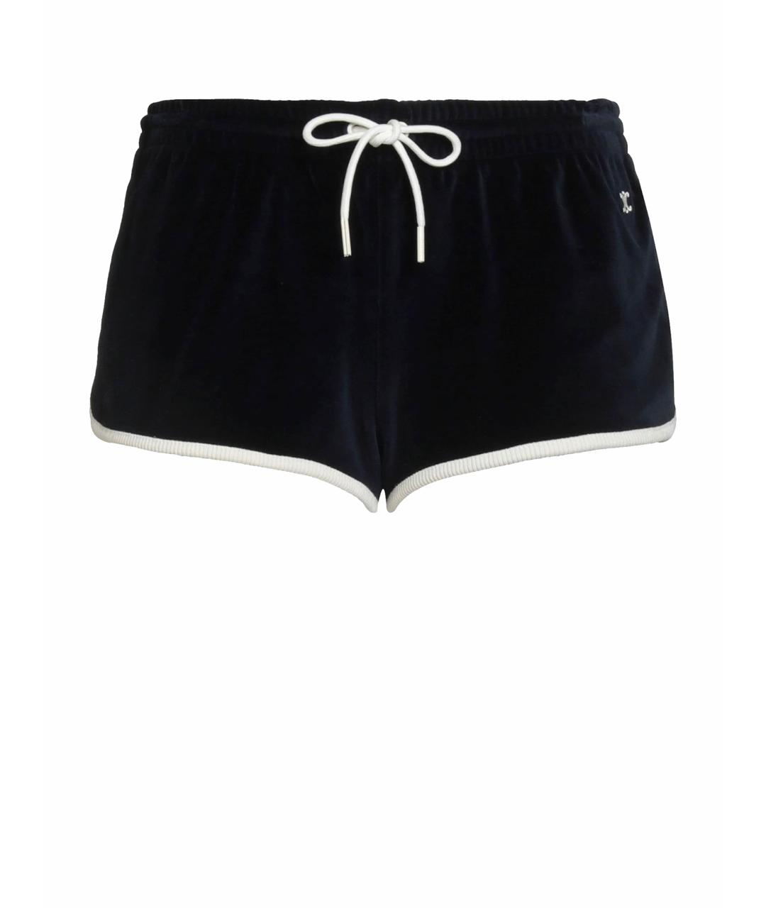CELINE Темно-синие хлопковые шорты, фото 10