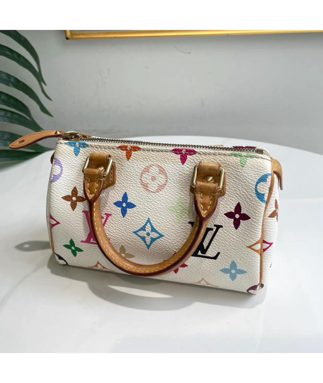 LOUIS VUITTON Белая сумка с короткими ручками, фото 3