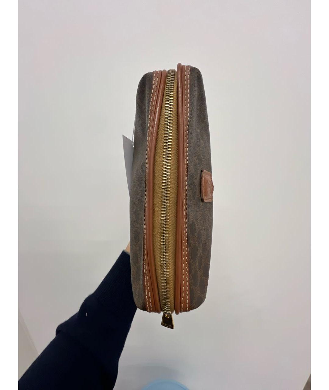 CELINE Коричневая косметичка, фото 7