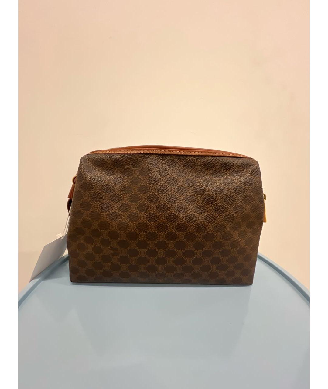 CELINE Коричневая косметичка, фото 2