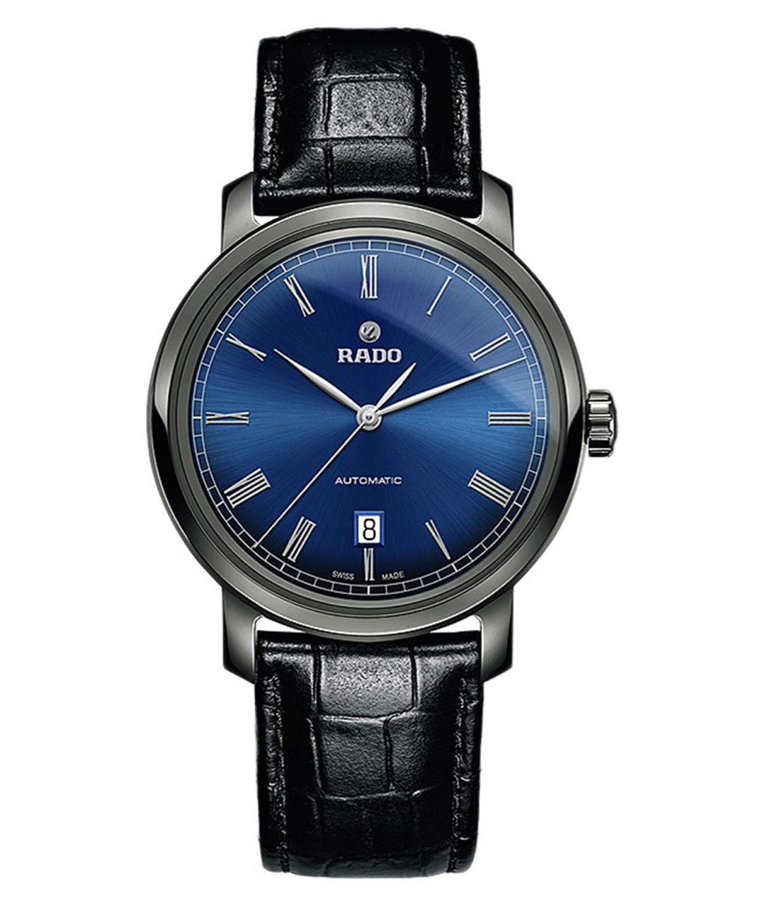 RADO Синие керамические часы, фото 1