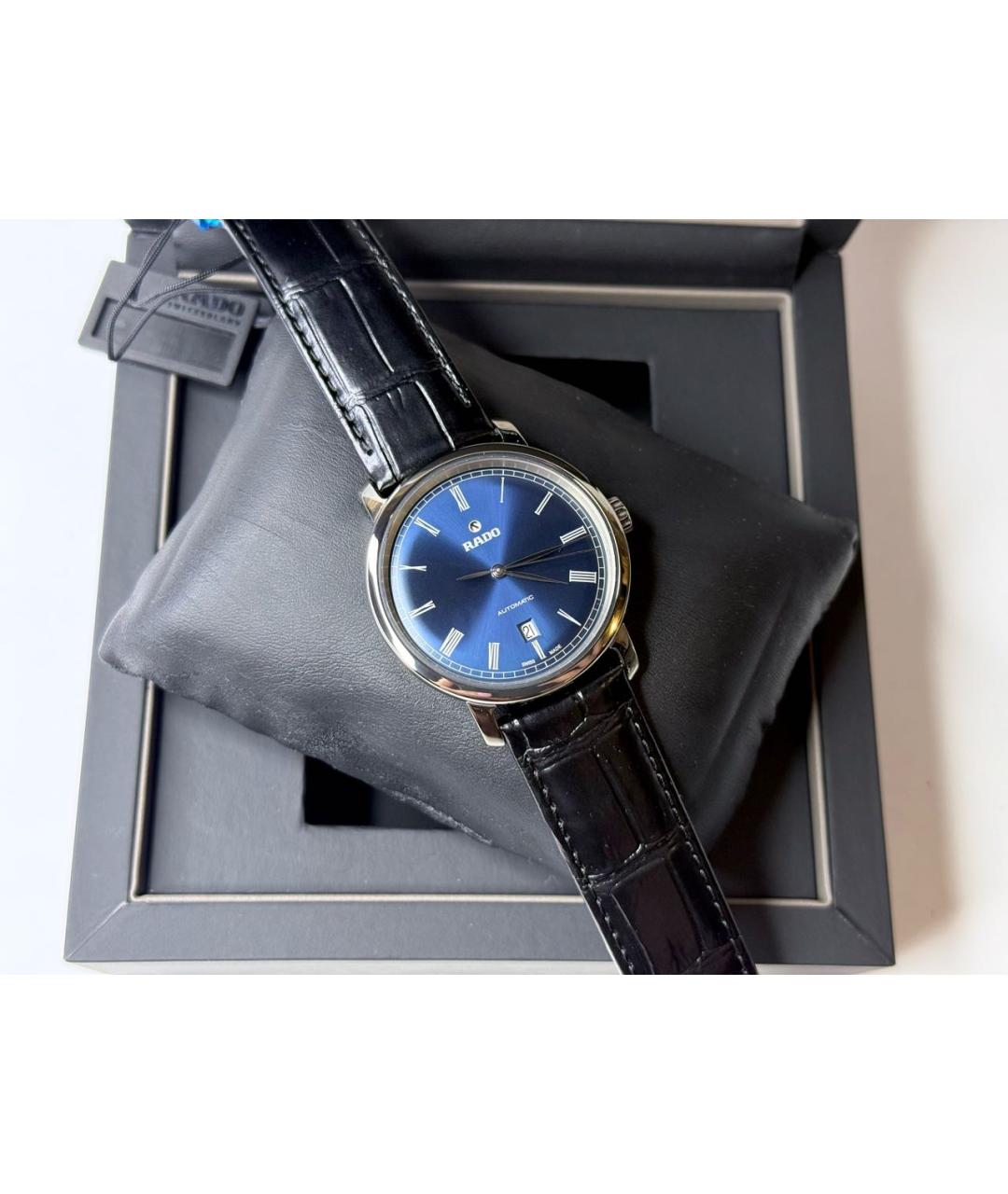 RADO Синие керамические часы, фото 3