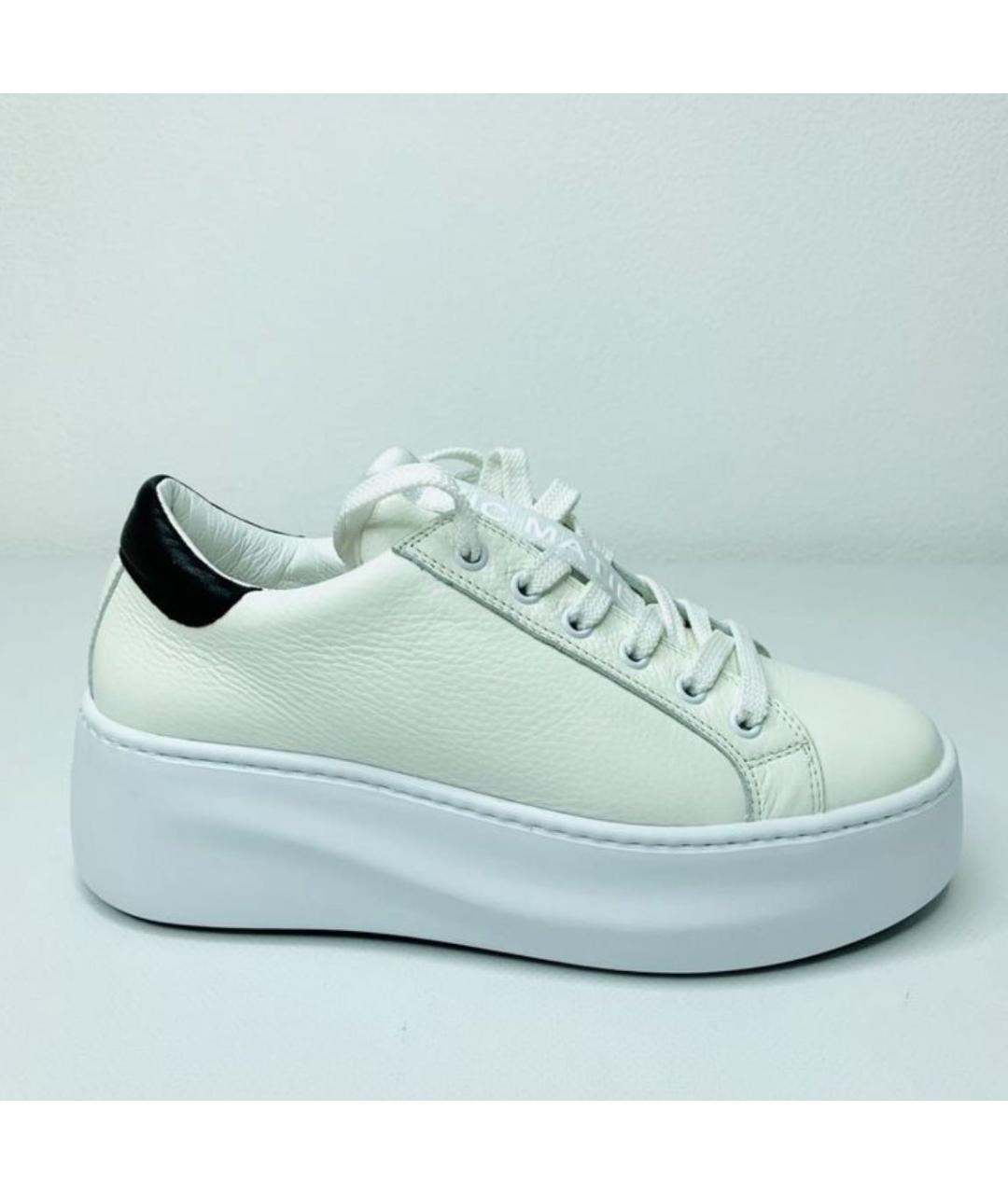VIC MATIE Белые кожаные кроссовки, фото 9