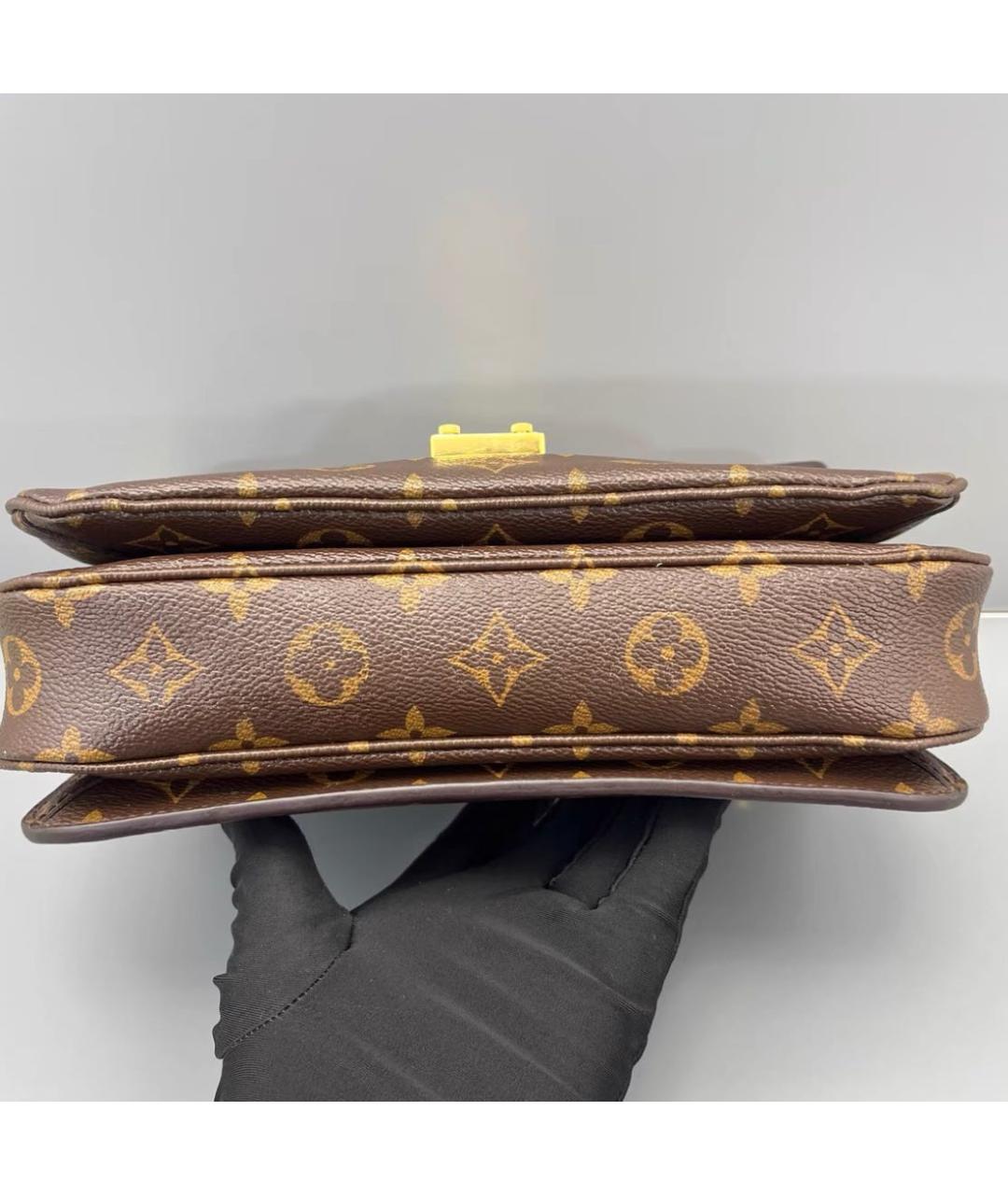 LOUIS VUITTON Коричневая сумка через плечо, фото 4