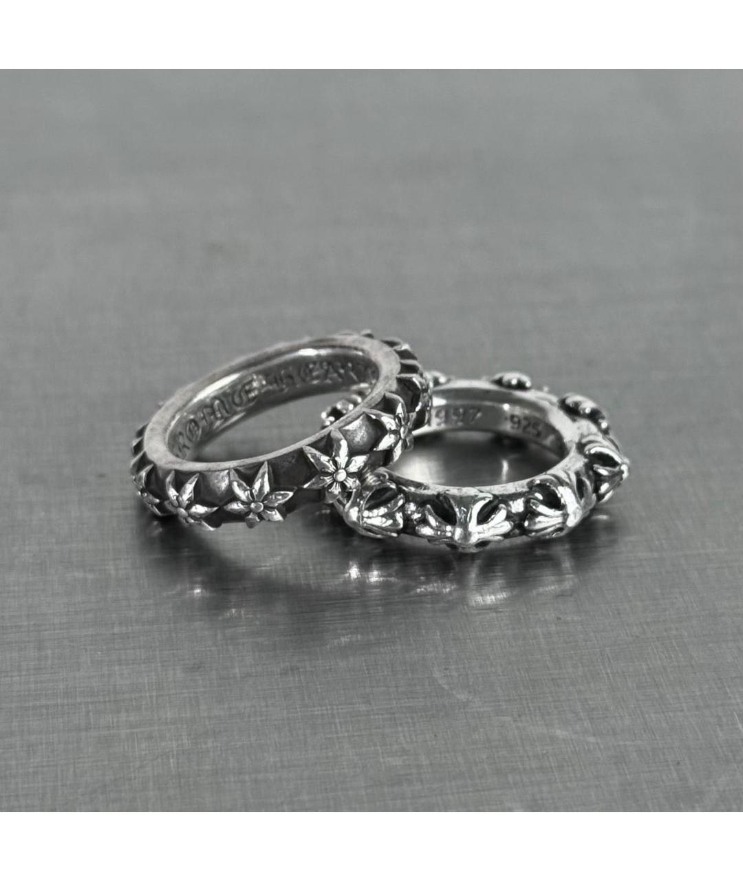 CHROME HEARTS Серебряное серебряное кольцо, фото 3