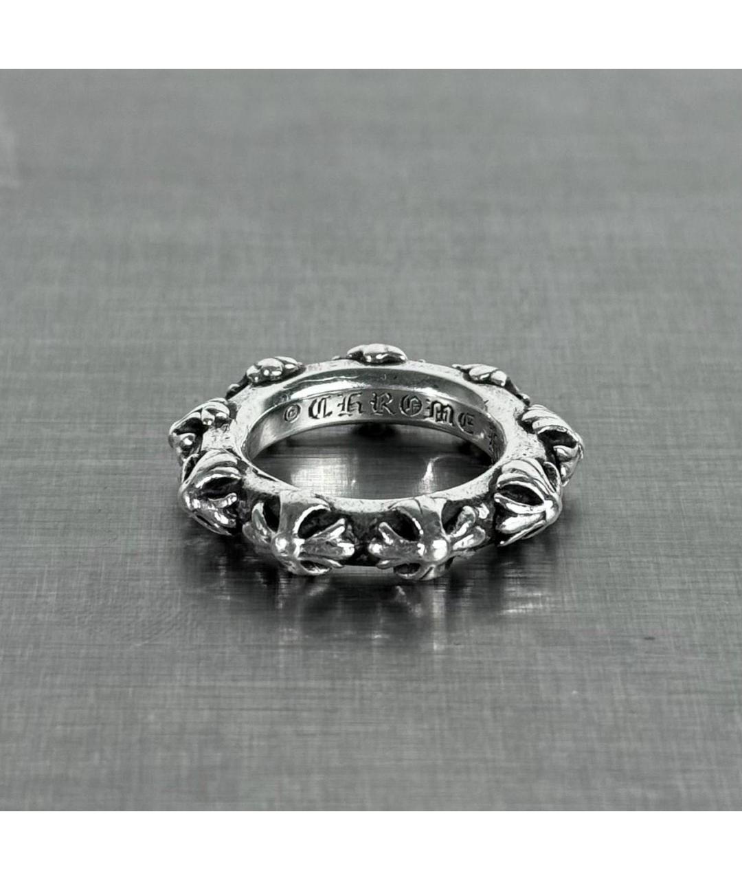 CHROME HEARTS Серебряное серебряное кольцо, фото 7