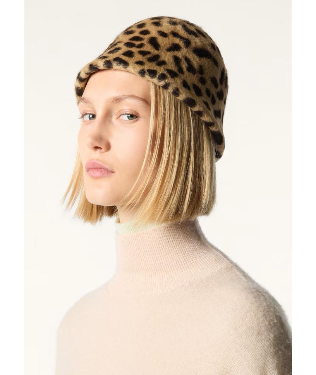 LORO PIANA Коричневая шапка, фото 2