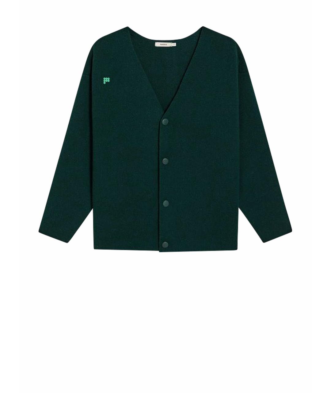 THE PANGAIA Зеленый кашемировый кардиган, фото 1