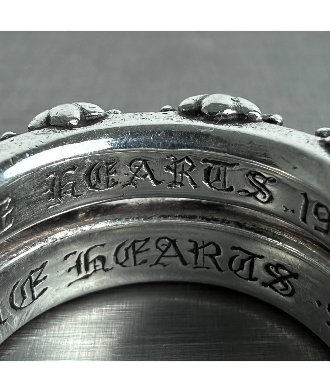CHROME HEARTS Серебряное серебряное кольцо, фото 5