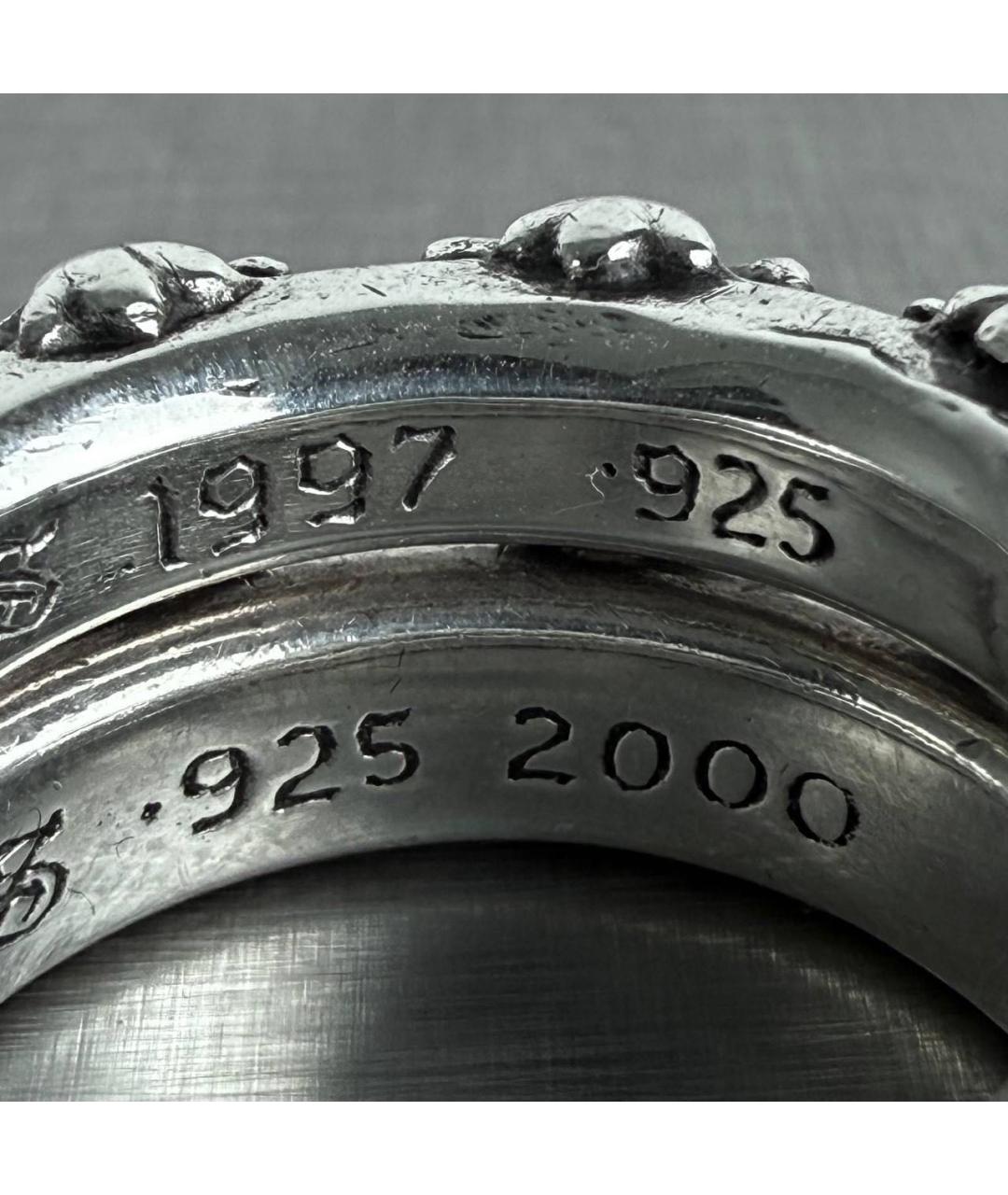 CHROME HEARTS Серебряное серебряное кольцо, фото 6