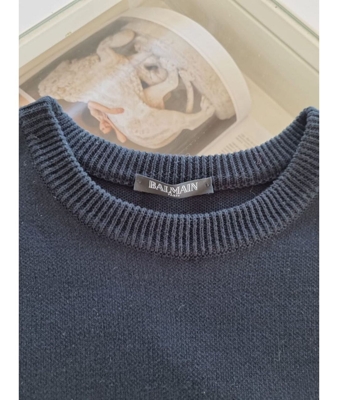 BALMAIN Черный джемпер / свитер, фото 3