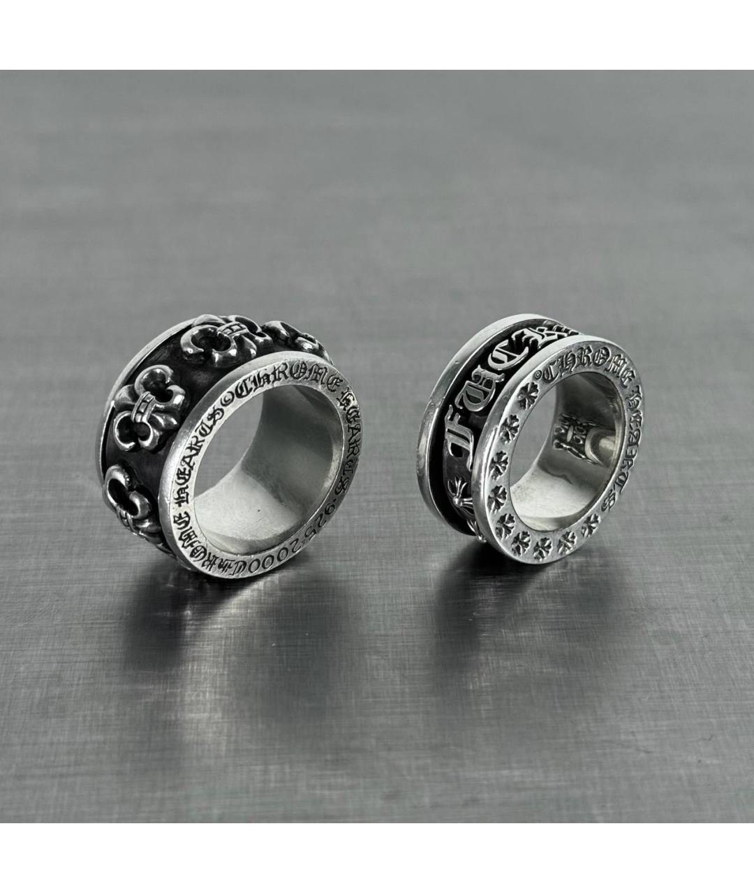 CHROME HEARTS Серебряное серебряное кольцо, фото 3