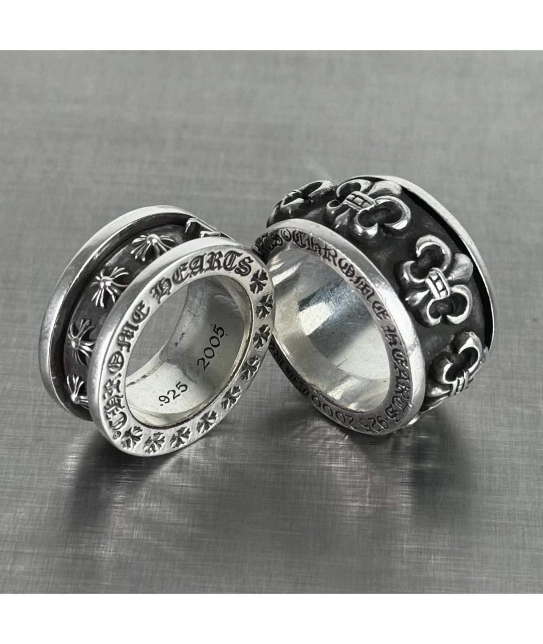 CHROME HEARTS Серебряное серебряное кольцо, фото 3