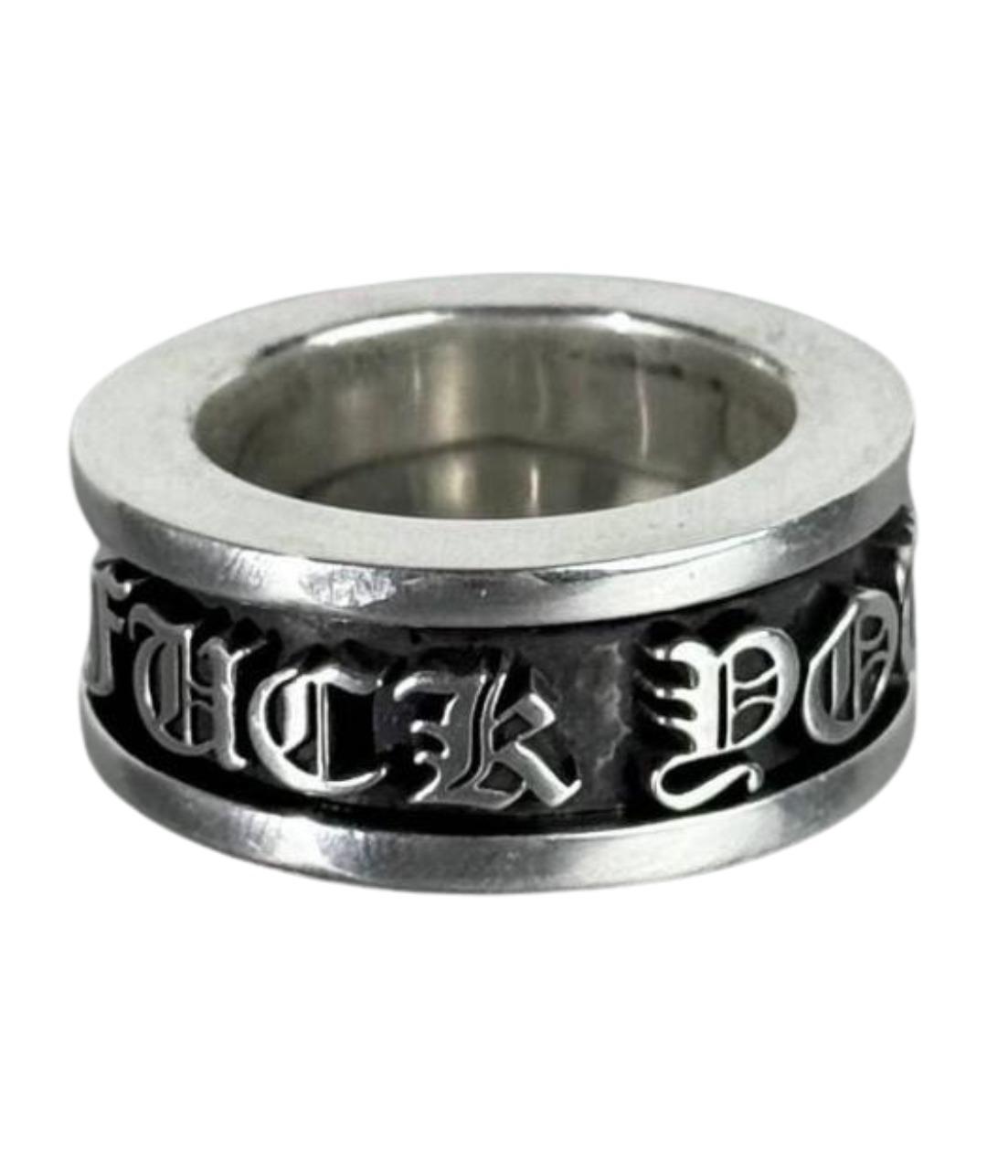 CHROME HEARTS Серебряное серебряное кольцо, фото 1