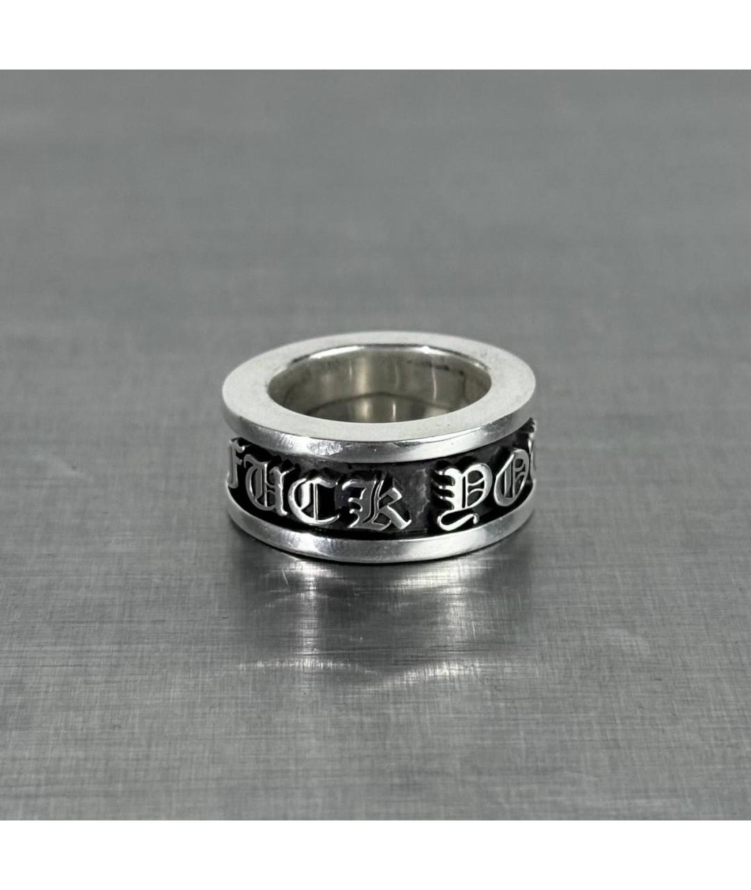 CHROME HEARTS Серебряное серебряное кольцо, фото 6