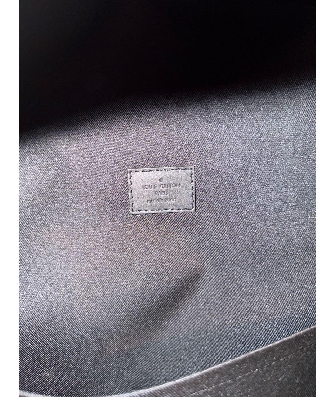 LOUIS VUITTON Коричневый кожаный рюкзак, фото 4