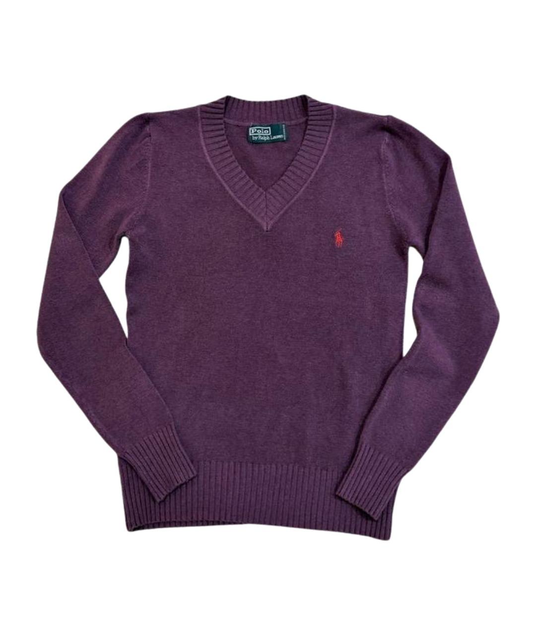 POLO RALPH LAUREN Фиолетовый кашемировый джемпер / свитер, фото 1