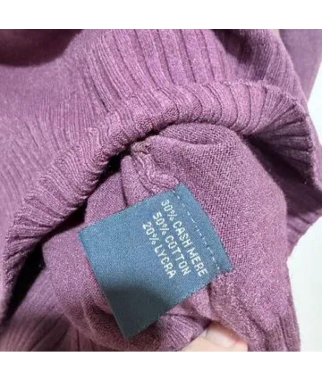 POLO RALPH LAUREN Фиолетовый кашемировый джемпер / свитер, фото 5