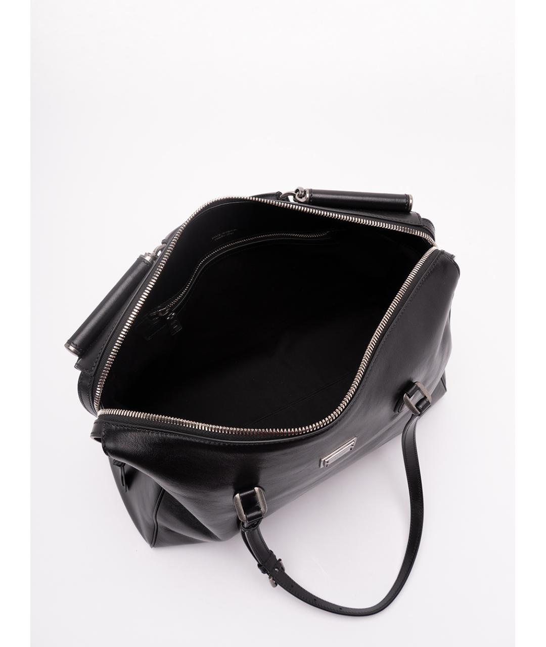 DOLCE&GABBANA Черный кожаный портфель, фото 8