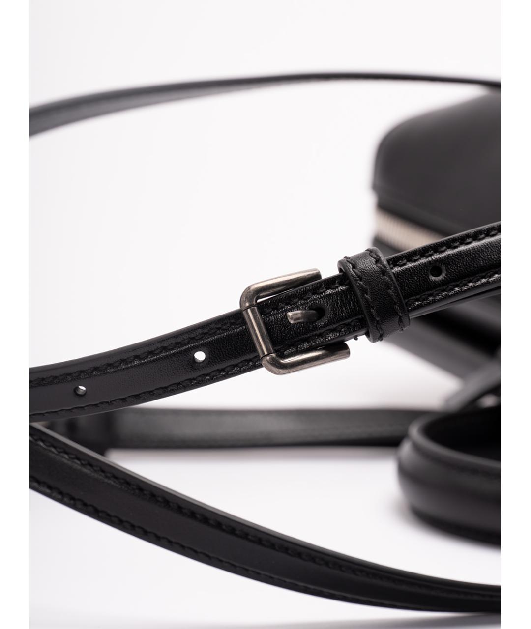 DOLCE&GABBANA Черный кожаный портфель, фото 5