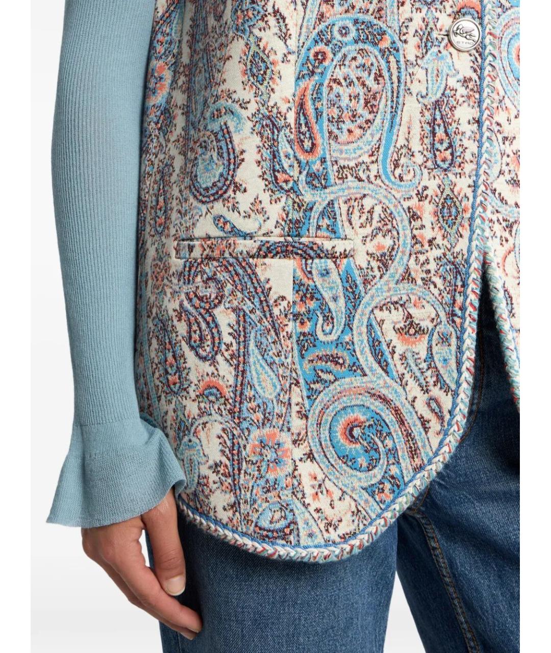 ETRO Мульти хлопковая жилетка, фото 4
