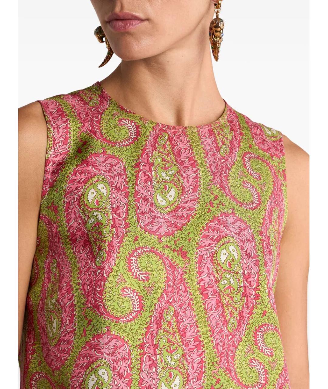 ETRO Мульти полиэстеровая майка, фото 4