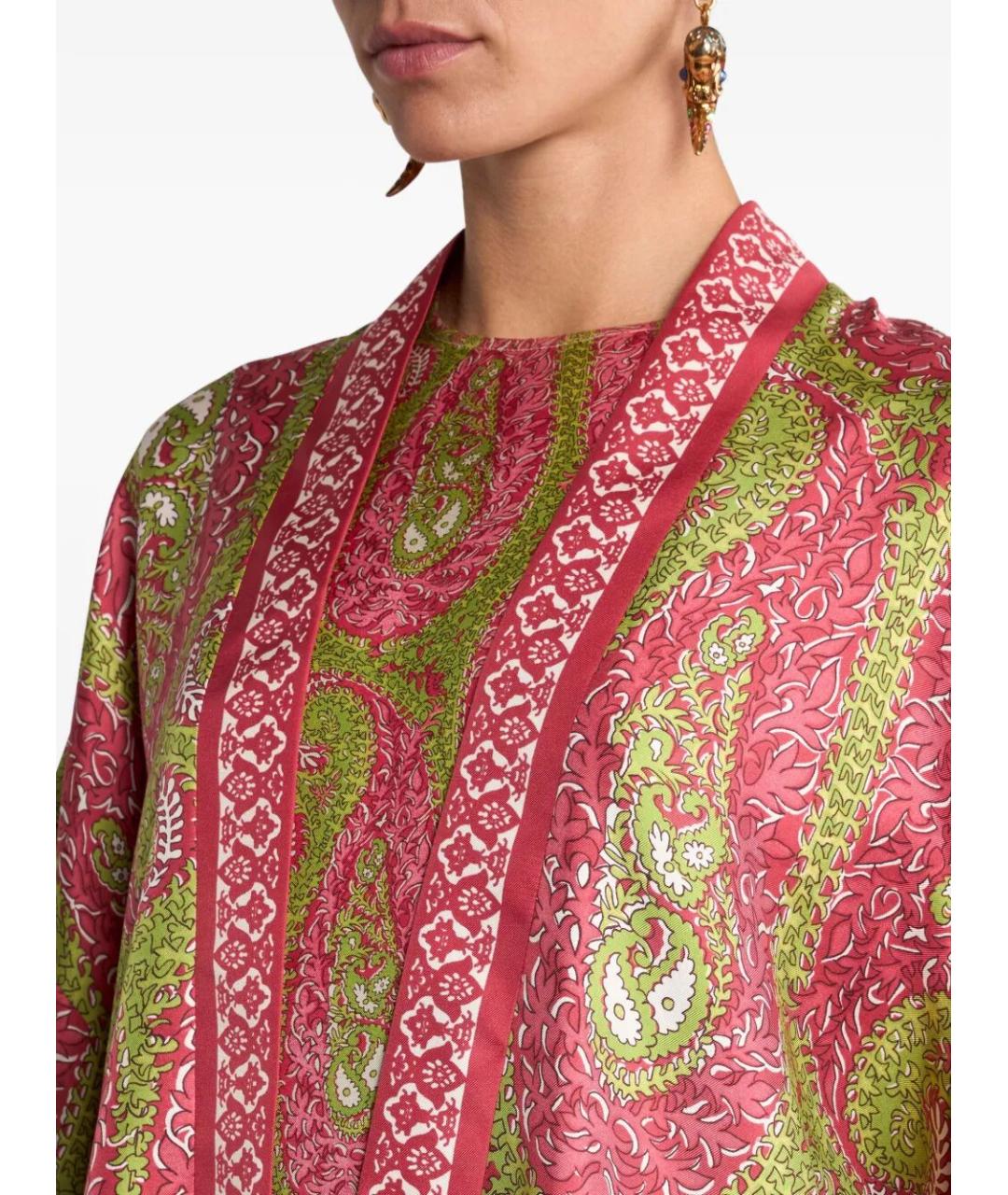 ETRO Мульти шелковый жакет/пиджак, фото 3