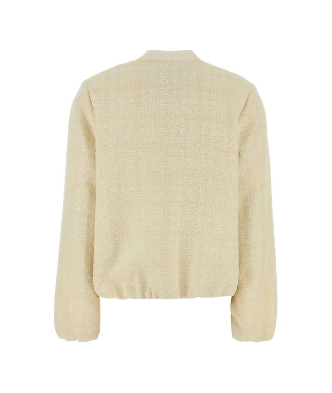 GUCCI Бежевый хлопковый жакет/пиджак, фото 2