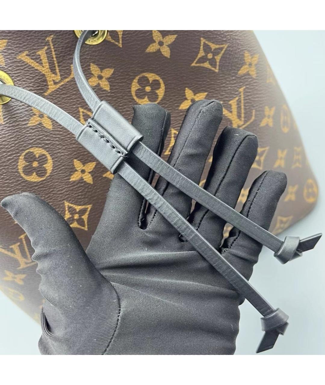 LOUIS VUITTON Коричневая сумка через плечо, фото 5