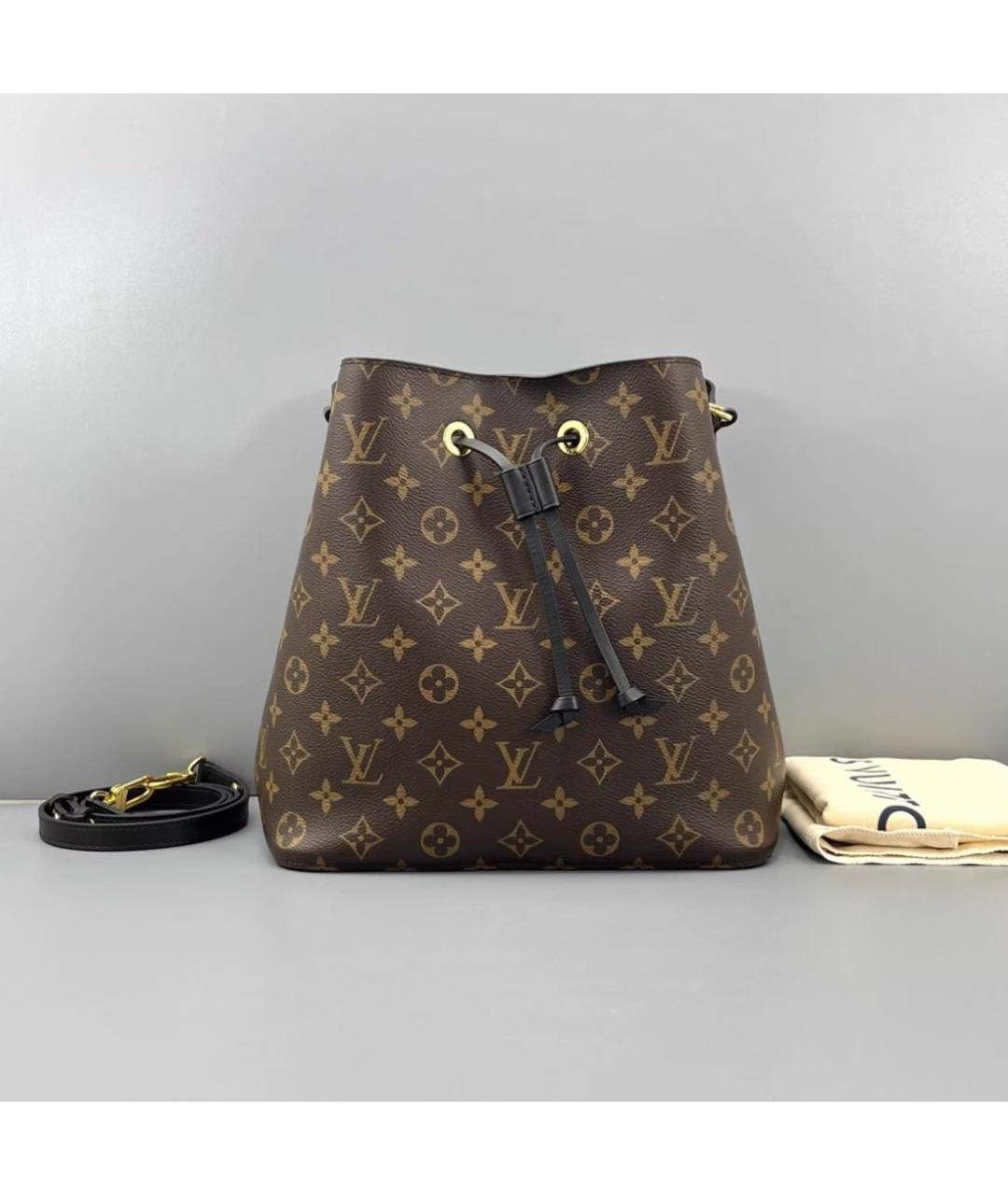 LOUIS VUITTON Коричневая сумка через плечо, фото 6