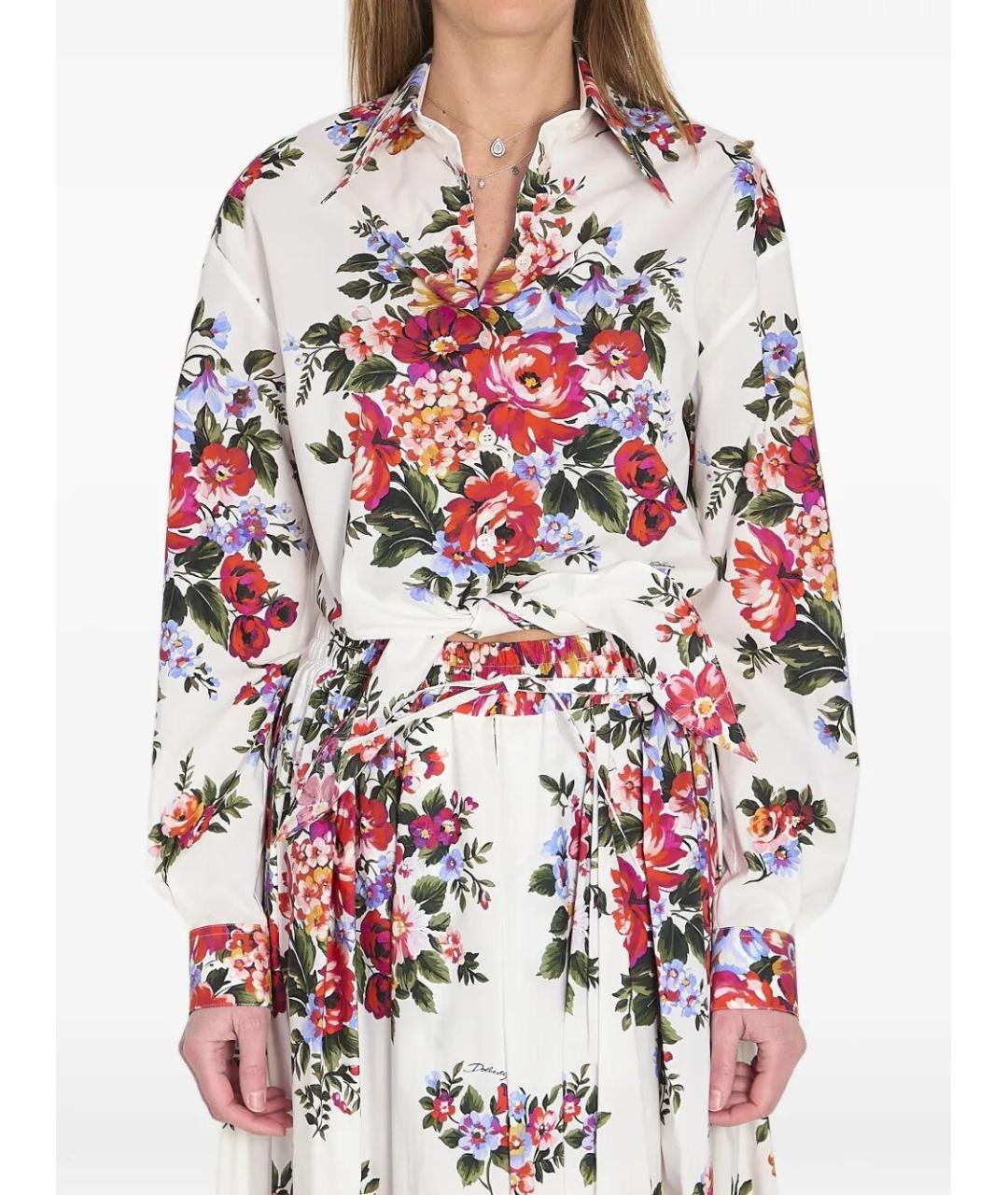 DOLCE&GABBANA Мульти хлопковая рубашка, фото 2