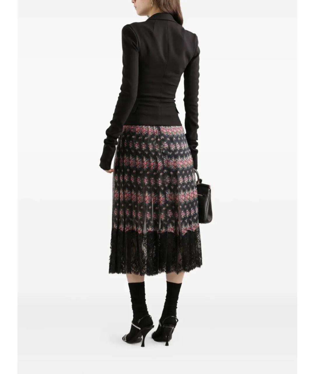 DOLCE&GABBANA Черный шерстяной жакет/пиджак, фото 3