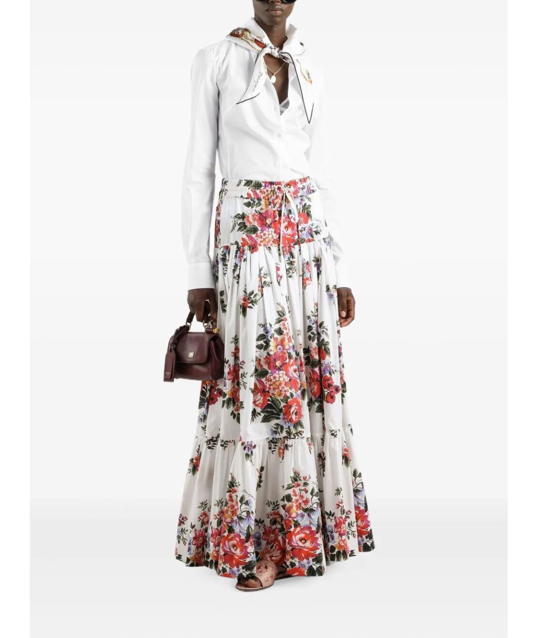 DOLCE&GABBANA Белая хлопковая рубашка, фото 2