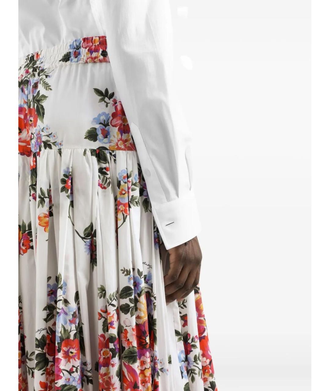 DOLCE&GABBANA Белая хлопковая рубашка, фото 5