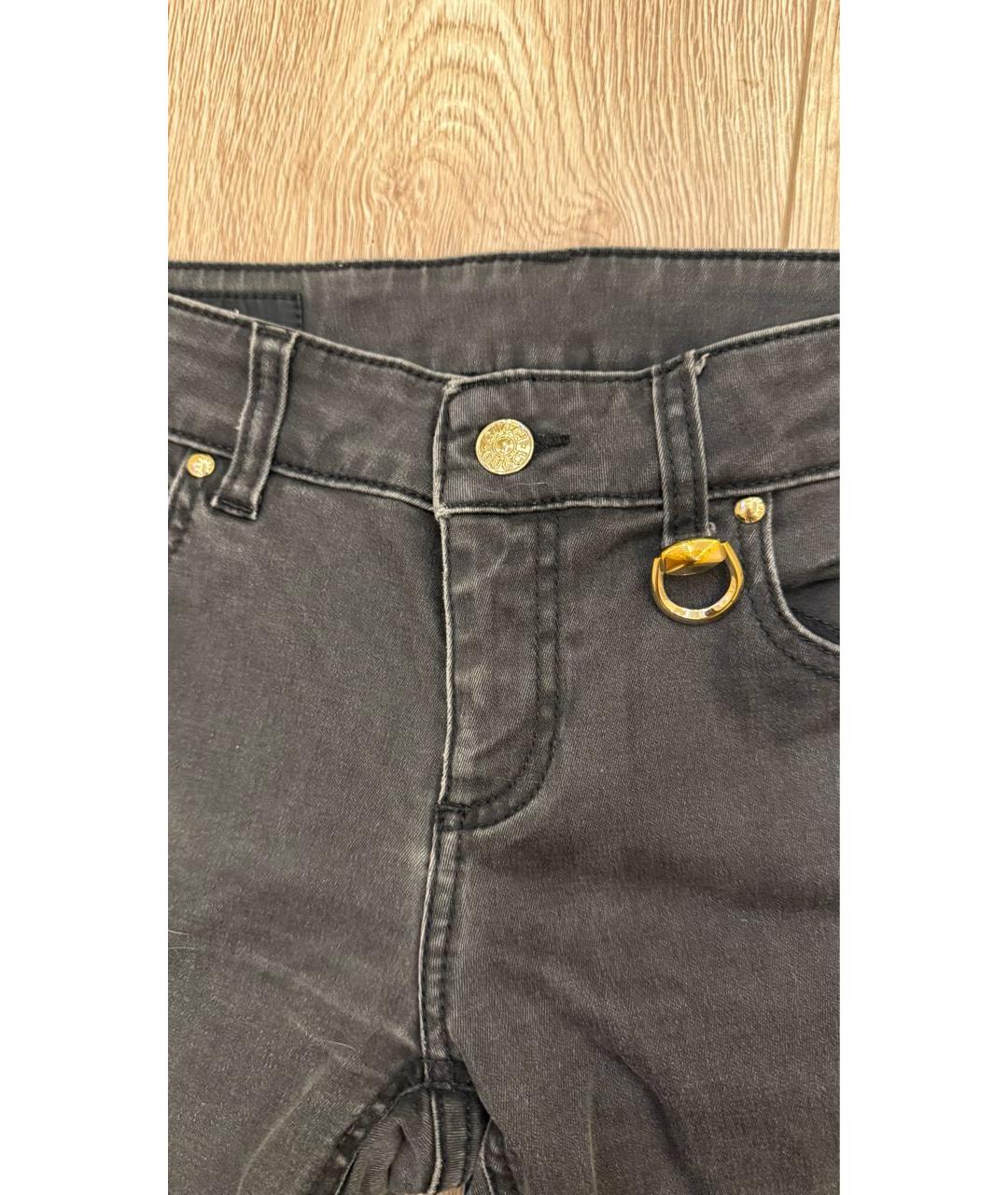 GUCCI Антрацитовые хлопковые джинсы слим, фото 4