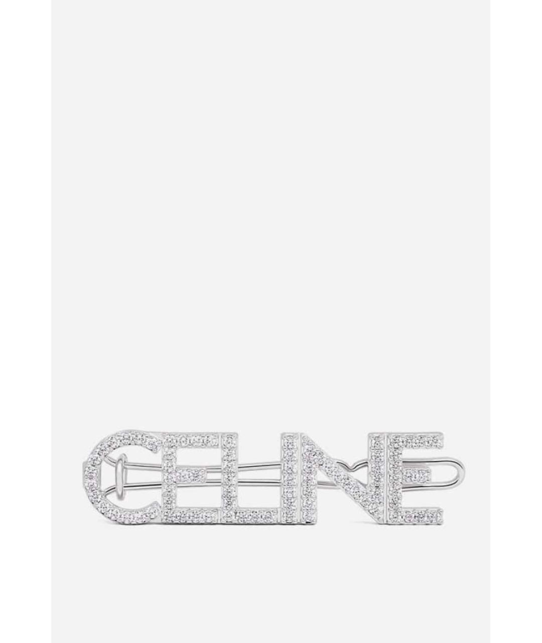 CELINE Серебряная заколка, фото 3