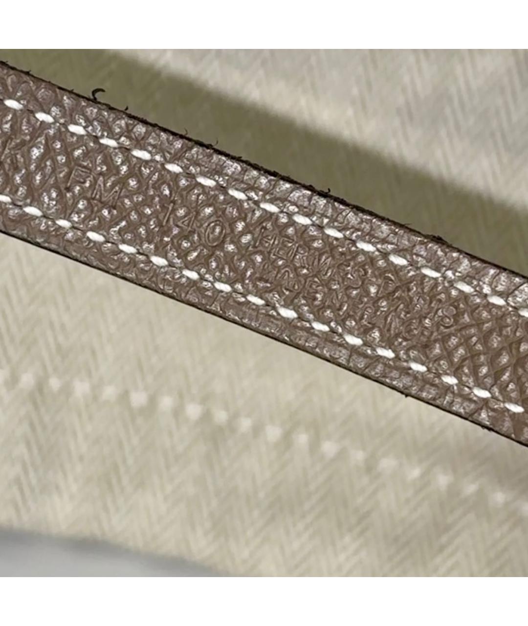 HERMES Черный кожаный ремень, фото 3