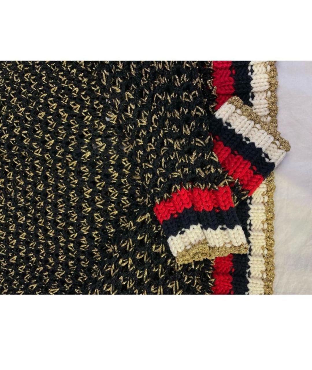 GUCCI Черный твидовый кардиган, фото 8