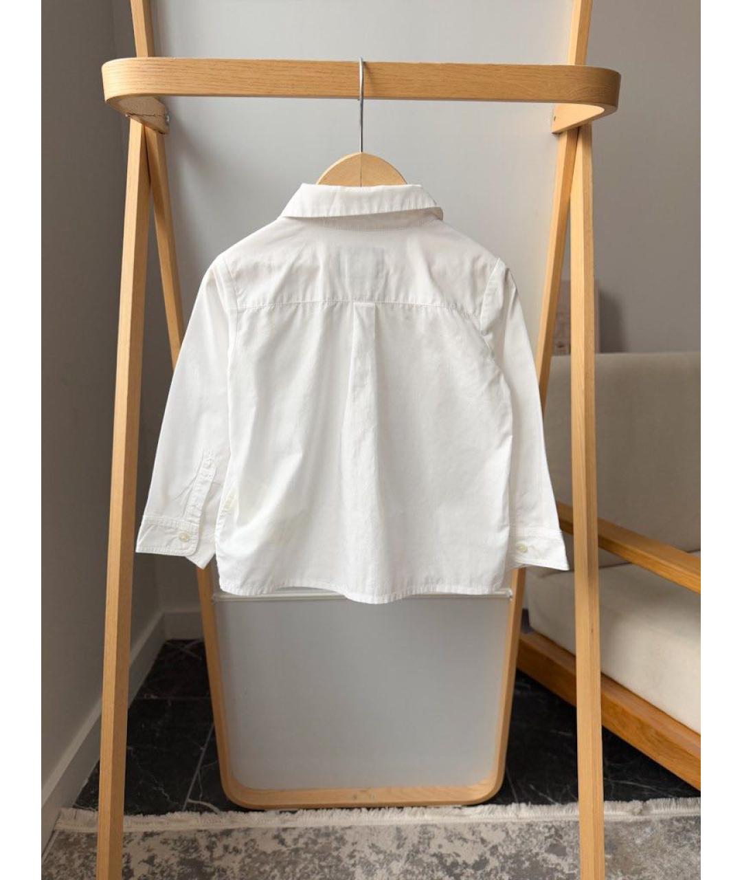 FENDI KIDS Белая хлопковая детская рубашка, фото 2