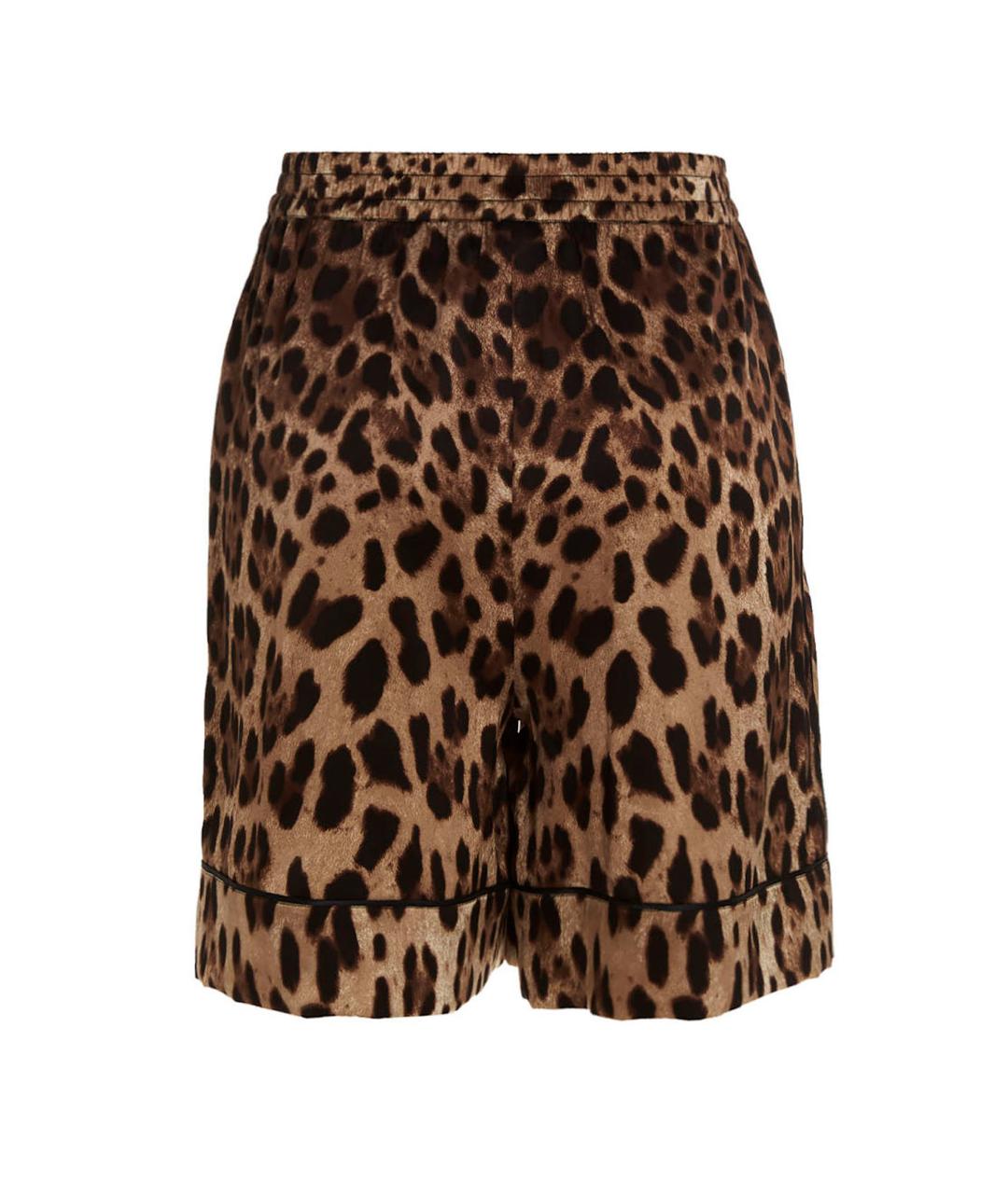 DOLCE&GABBANA Мульти шелковые шорты, фото 2